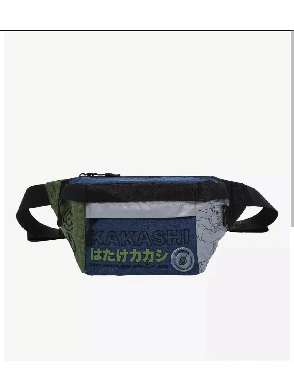 Naruto shippuden kakashi tri color fanny pack exclusive.